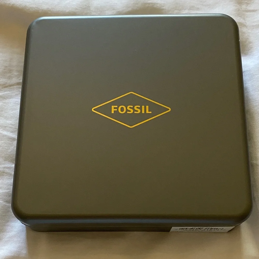 Fossil Men's Dark Brown Leather Bifold Wallet